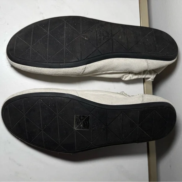 Prada Collapse Re-Nylon and suede elasticized sneakers - Picture 9 of 12